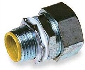 Other view of Straight Liquidtight Connector - Steel - Zinc Plated - 3/4" NPT - ABB