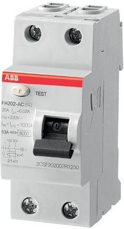 Other view of Residual Current Device - 2 Pole - 63 A - 6 kA - Series FH 200 - ABB