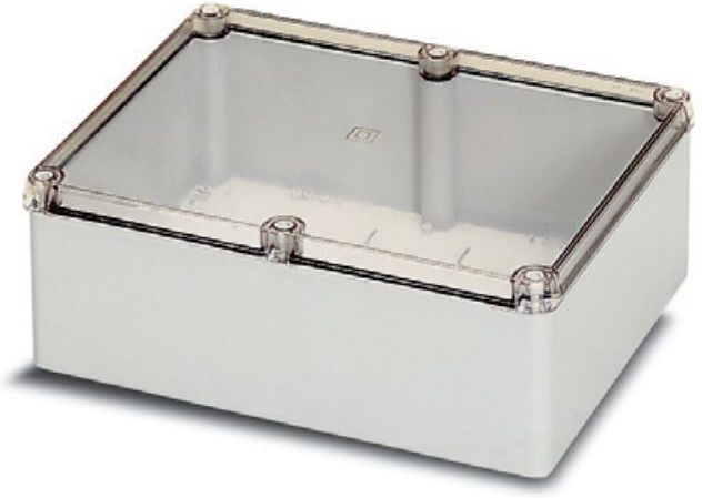 Other view of Enclosure W/Low Screw-On Lid - Thermoplastic - Grey - Transparent - 153 mm x 110 mm x 66 mm - ABB