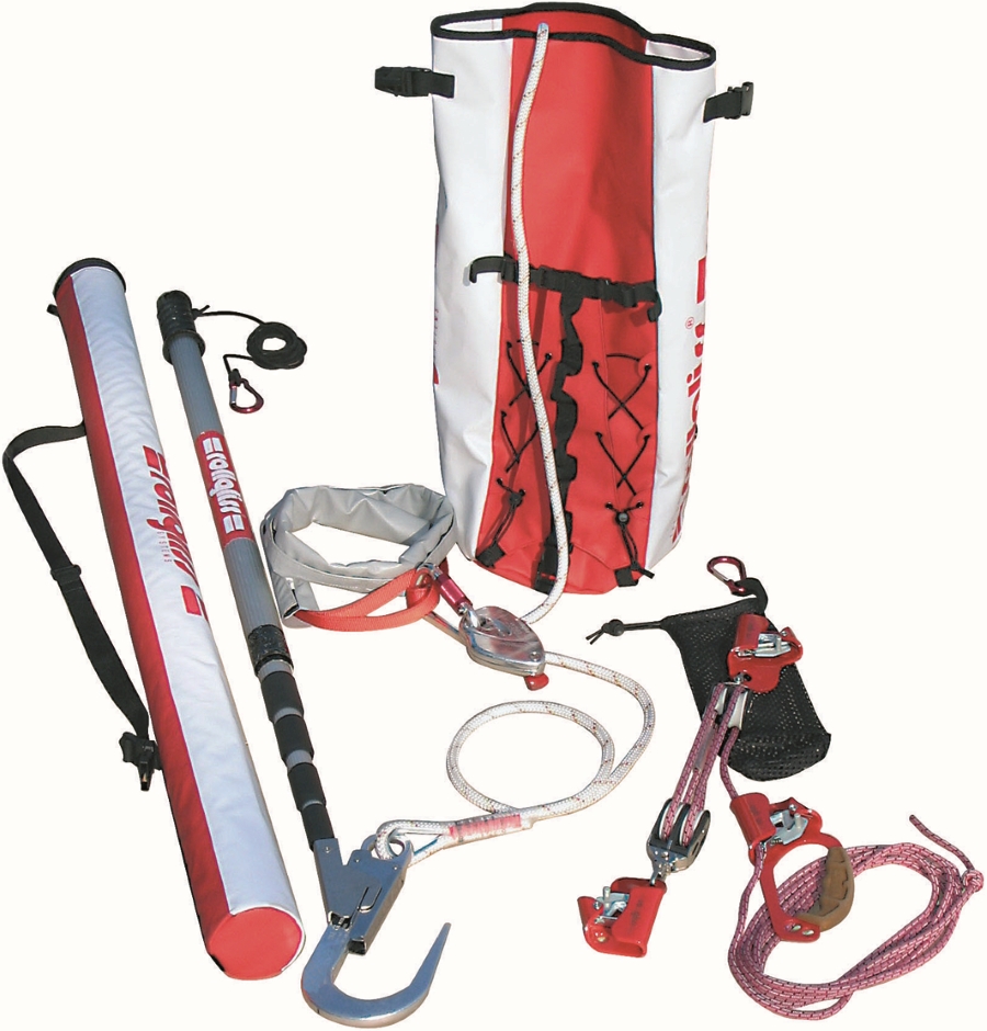 Other view of Pole Rescue Kit - Aluminium Extension Pole - 30 m Rope Length - AG62501030 - Rollgliss™ R250