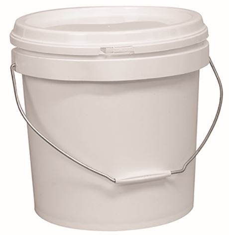 Other view of Pail with Lid - Polypropylene - White - 5 L - AP5LPLIDWHITE - A Plus Plastics - (1/Pack)