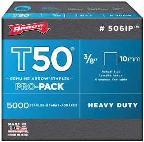 Other view of STAPLES ARROW T-50 8MM (5/16) 5000PK