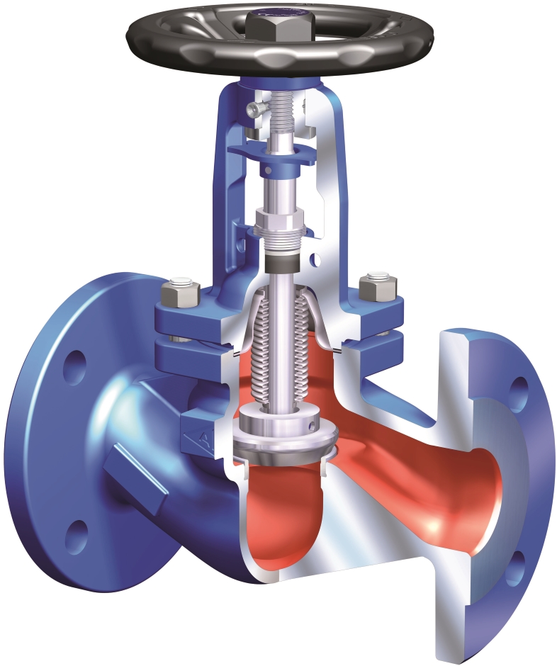 Other view of VALVE GLOBE BELLOW SEAL ANSI FLANGE 3"