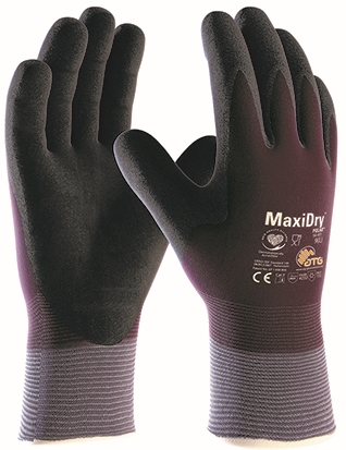 Other view of ATG MaxiDry Zero 56-451 Nitrile Cold Condition Gloves - Purple XL