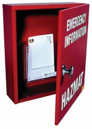 Other view of Hazmat Cabinet - Zincanneal/Metal - 400 x 490 x 130 mm - AU25001 - PBA Safety