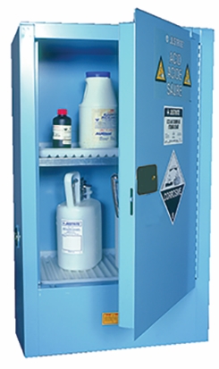 Other view of Storage Cabinet - Corrosive - Polyethylene - Blue - 15 l - 365 x 500 x 415 mm - 24040 - PBA Safety