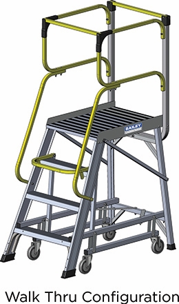 Other view of Access Platform - 6 Step - Aluminium - 590 mm x 800 mm x 1656 mm - 170 kg - BAILEY