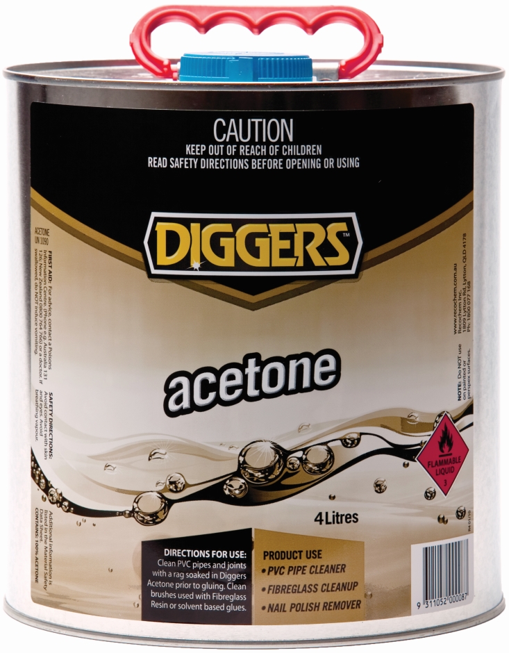 Other view of Diggers - Acetone - Liquid - Tin - 4L