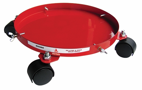 Other view of Drum Trolley - 4 Caster - 20 L/20 kg - Red - 80082 - Alemlube