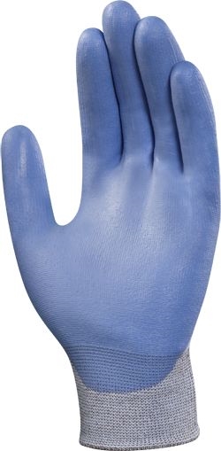 Other view of Cut Resistant Gloves - Ultralight Duty - Polyurethane Coat - Blue - Size 11 - 11-518VP - HyFlex® - Ansell