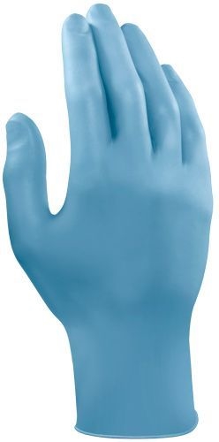 Other view of Ansell Micro-Touch® Nitra-Tex® 447 Disposable Gloves - Exam - Nitrile - Non-Sterile - Powder Free - Textured - Latex Free - Blue - L - Box of 100