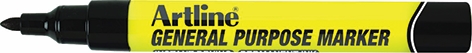 Other view of Artline General Purpose Marker - Black(12)