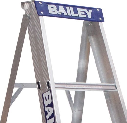 Other view of Single Sided Stepladder - 10 Step - Aluminium - 3 m - 150 kg - Professional Punchlock® - BAILEY