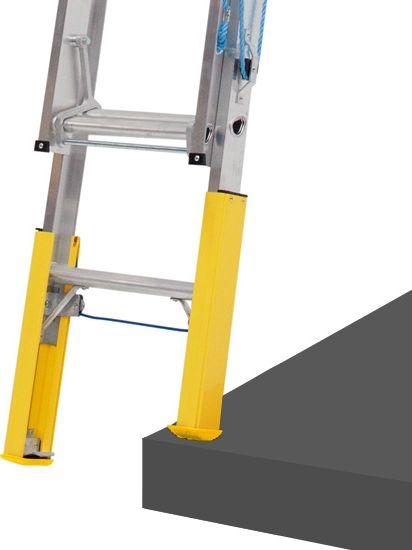 Other view of Leveller Extension Ladder - Aluminium - 3.8/6.2 m Height - 7.2 m Reach Height - 130 kg - Professional Punchlock® - BAILEY