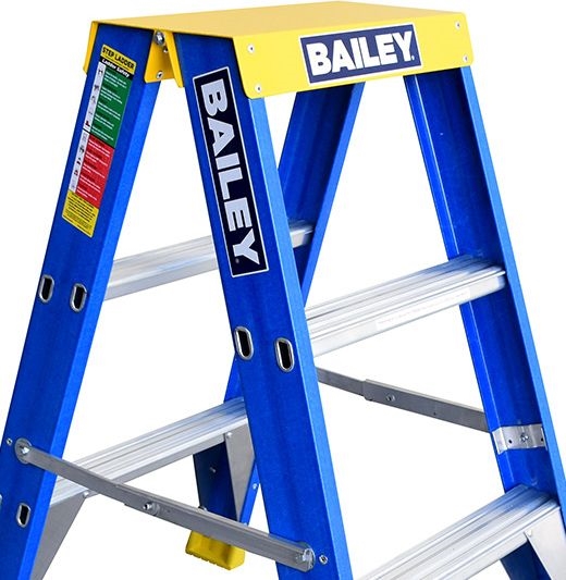 Other view of Big Top Stepladder - 3 Step - Fibreglass - 0.9 m - 150 kg - Professional Punchlock® - BAILEY