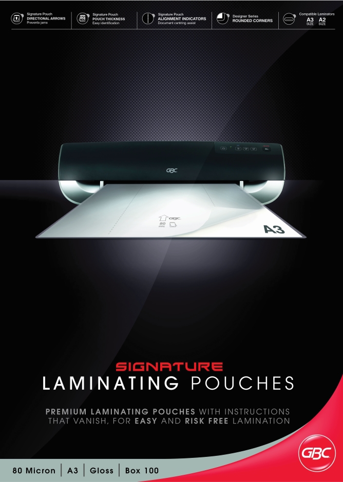 Other view of GBC BL125MA4 Laminating Pouch Heavy Durability A4 - Gloss - 125 micron - (100/Pack)