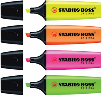 Other view of Stabilo BOSS Highlighter - 2 to 5mm Chisel Tip Yellow (10)