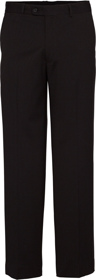 Other view of TROUSER FLAT FRONT TRFFB411 P/V BLK 92R