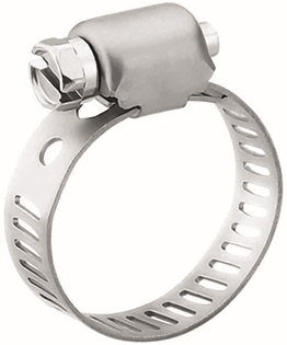 Other view of Worm Gear Hose Clamp - 12.7 mm Width - 92-165 mm - 300 Stainless Steel - 63096H - Breeze - 10/Pack