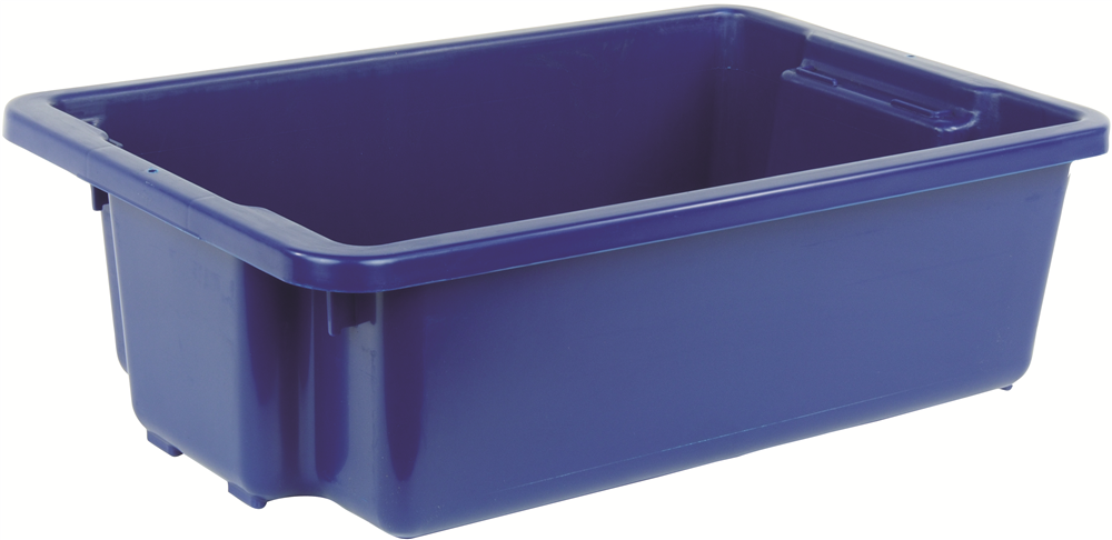 Other view of Storage Bin/Crate - Polypropylene - Blue - 32L - Ebony