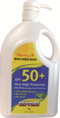 Other view of Sunscreen - 50+ Protecta Maxi Sunscreen - 1L - Septone