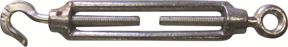 Other view of Bullivants Turnbuckle - Hook & Eye - Galvanised - 10mm