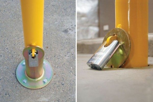 Other view of Bollard Holder - Surface Mount - Sleeve-Lok - 140 mm - Steel - BSL140H - Barrier Group