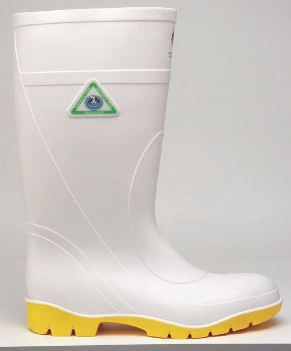 Other view of GUMBOOTS SAFEMATE S/CAP WHITE YEL/SOLE 6