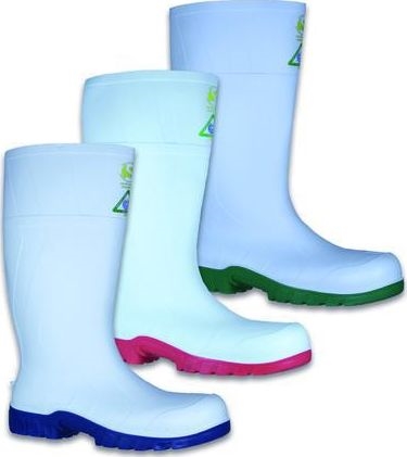 Other view of GUMBOOTS SAFEMATE S/CAP WHITE BLU SOL 13