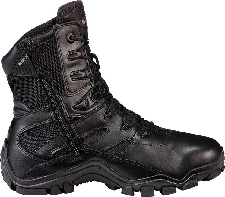 Other view of Men's Non-Safety Boots - Lace-Up with Side Zipper - Leather & Nylon - Black - Size 11.5 - E72010 - Delta 8 - Bates