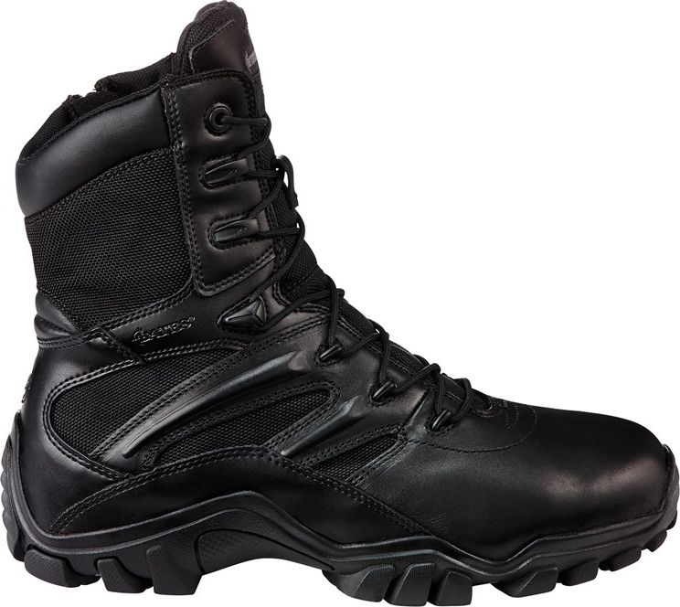 Other view of Men's Non-Safety Boots - Lace-Up with Side Zipper - Leather & Nylon - Black - Size 11.5 - E72010 - Delta 8 - Bates