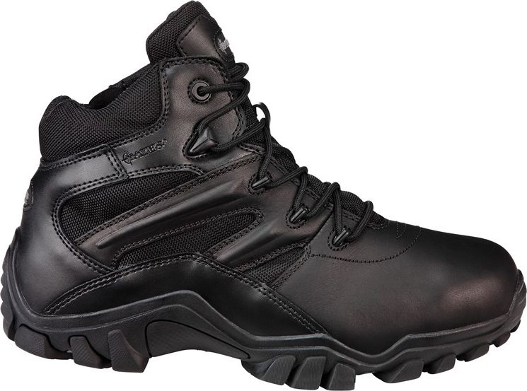 Other view of Men's Non-Safety Boots - Lace-Up with Side Zipper - Leather & Nylon - Black - Size 7.5 - E72012 - Delta 6 - Bates