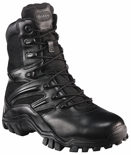 Other view of Men's Non-Safety Boots - Lace-Up with Side Zipper - Leather & Nylon - Black - Size 11.5 - E72010 - Delta 8 - Bates