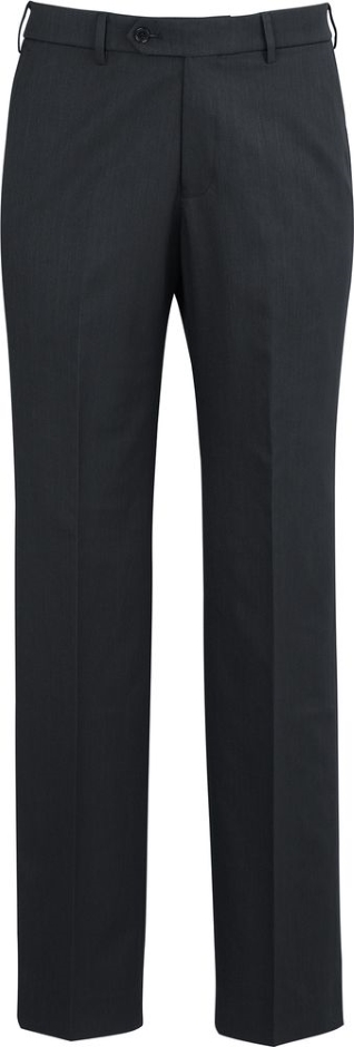 Other view of Men's Flat Front Pant – Polyester - Bamboo – Charcoal – 77R – 70112R – Biz Corporates