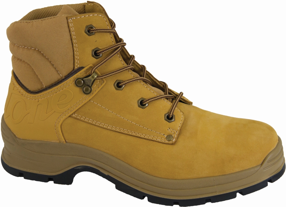 Other view of Men's/Women's Safety Boots - Ankle - Lace-Up - Nubuck Leather - Wheat - Size 10.5 - Style 314 - Workfit - Blundstone