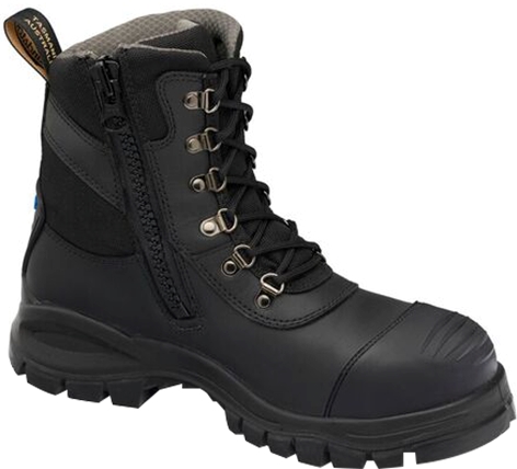 Other view of BOOTS SFTY ZIP CAUSTIC RES 982 BLK 7.5