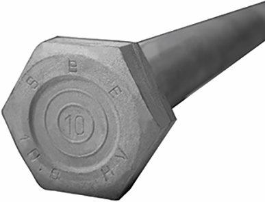 Other view of Structural Bolt - Hex Head - Class 10.9 - Steel - Hot Dipped Galvanized - M12 x 40 mm - ENHSBG12.40 - First