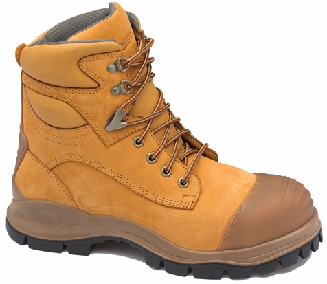 Other view of Men's/Women's Safety Boots - Ankle - Lace-Up - Nubuck Leather - Wheat - Size 14 - Style 998 - XFoot - Blundstone