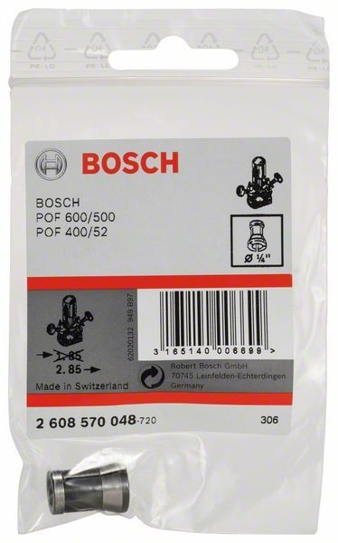 Other view of Bosch Collets without Locking Nut - 1/4" - 2608570048