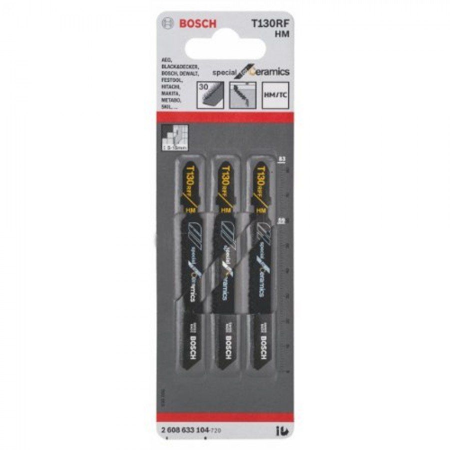 Other view of Bosch 2.608.633.104 Jigsaw Blade 54T T130 3 Pack