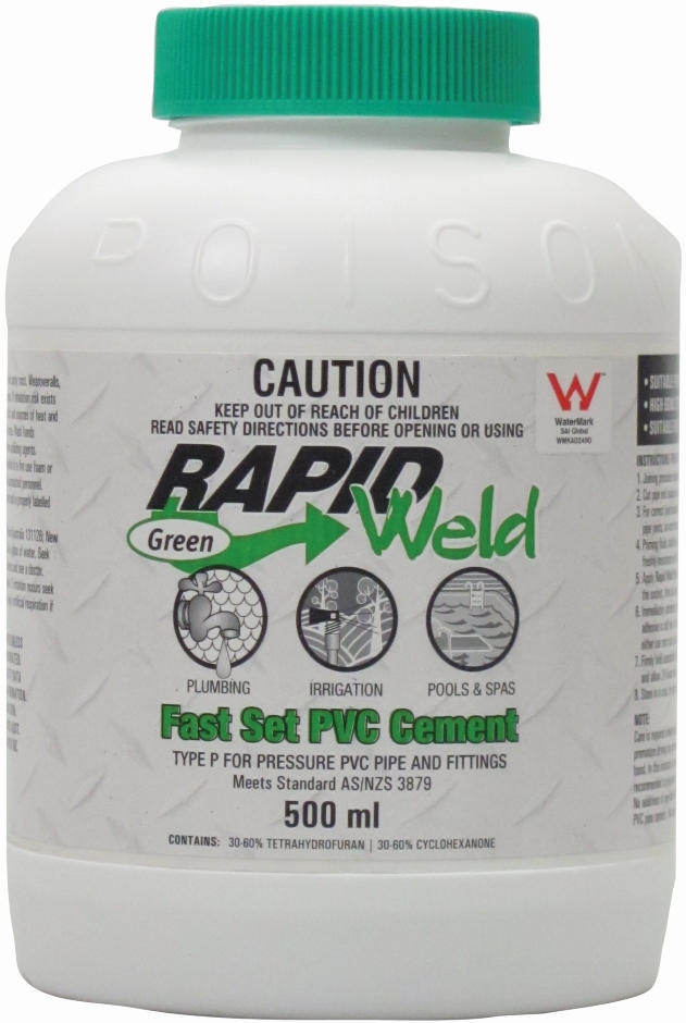 Other view of Rapid Weld PVC Pipe Cement - Type-P - Clear - 500 ml - Bostik