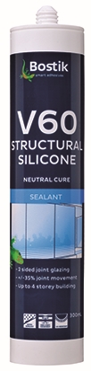 Other view of Glazing Silicone Sealant - High-Performance - 300 g Cartridge - Black - V60 - Bostik