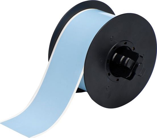 Other view of Low Halide High Performance Label - Polyester - Sky Blue - 30.48 m x 57.15 mm - B30 - Brady