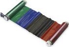 Other view of Four Colour Paneled Print Ribbon - Black/Red/Blue/Green - 60 m x 156 mm - 8" Colour Panel - Brady