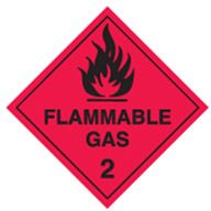 Other view of SIGN V FLAMMABLE GAS 2 SSSD0140 100SQ