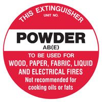 Other view of SIGN EXTING MARKER POWDER AB(E) 200DIA P