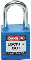 Other view of PADLOCK SAFETY 38MM BLUE KEY DIFF 850816