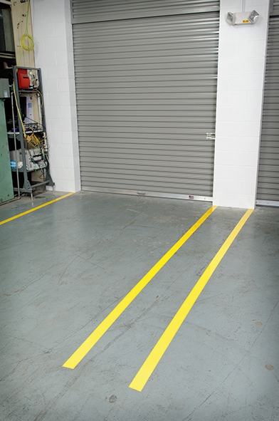 Other view of Floor Marking Tape - Polyester - Yellow - 30 m x 76 mm - ToughStripe® - Brady