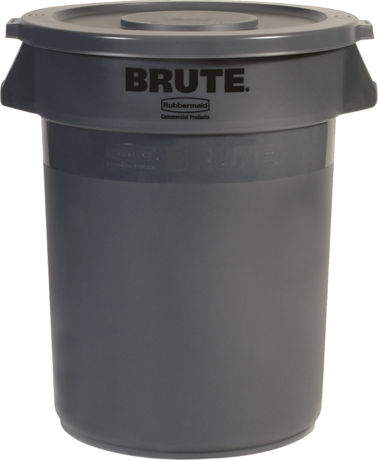 Other view of Container Lid - Round - Plastic - Grey - 38 L - RFG260900 GRAY - Brute® - Rubbermaid