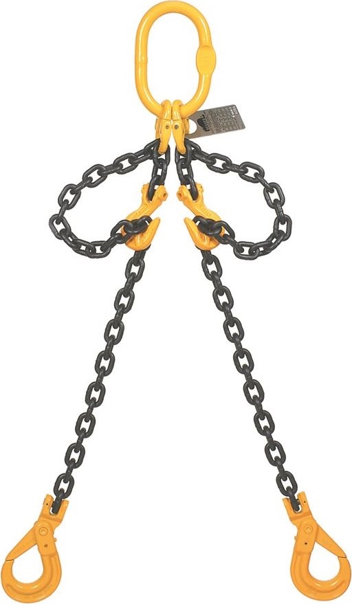 Other view of Bullivants Grade 100 Chain Sling - 2-leg - 6mm x 1m